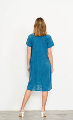 Jacquard Dress - Blue