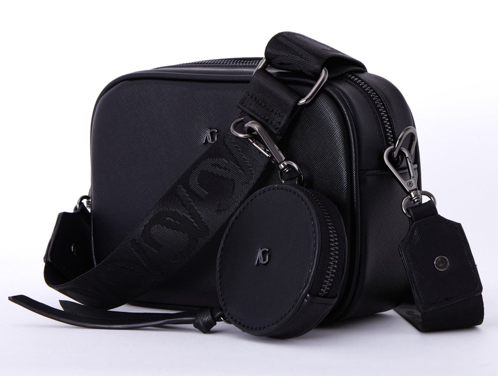 AG47 Hayley Cross Body Bag - Black