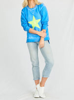 Space Age Sweater - Summer Blue