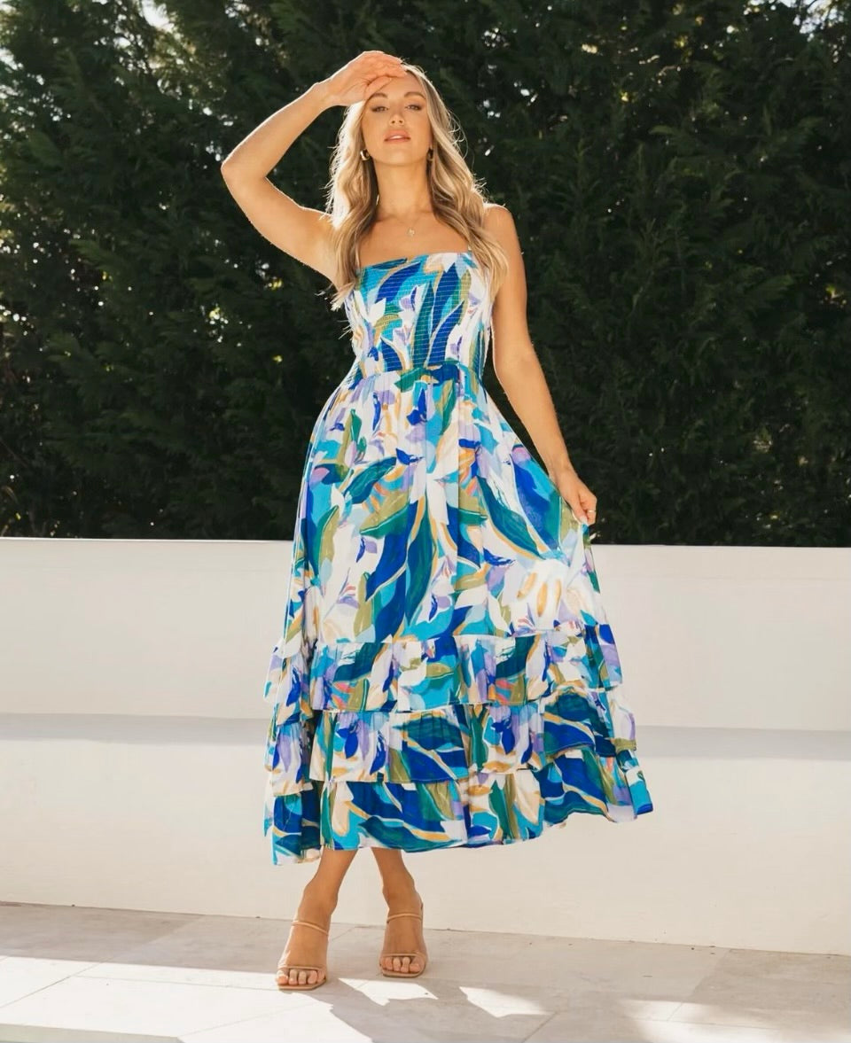 Breeze Maxi Dress - Blue