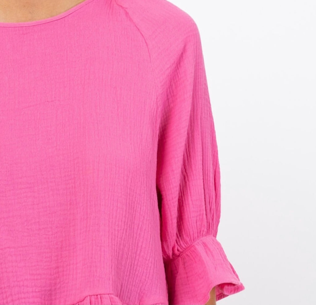 Frill Top - Pink