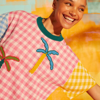 Gorman Palmetto Check Knit Top