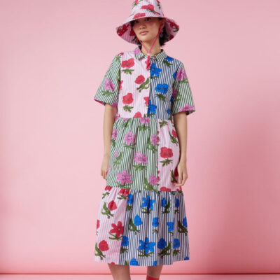 Gorman Woodblock Floral Dress