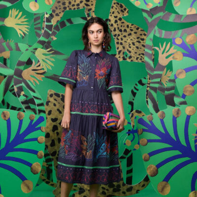 Gorman Monkey Forest Poplin Dress