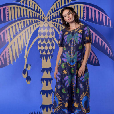 Gorman Stamp Collecting Party Dress