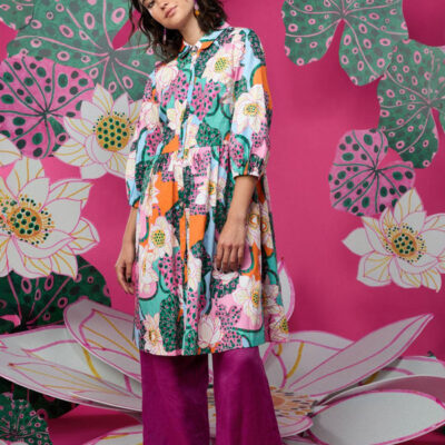 Gorman Lotus Leopard Smock Dress