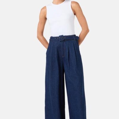 Gorman Pleat Palazzo Jeans