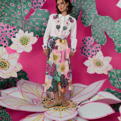 Gorman Lotus Leopard Skirt
