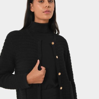 Forcast Hollis Textured Cardigan