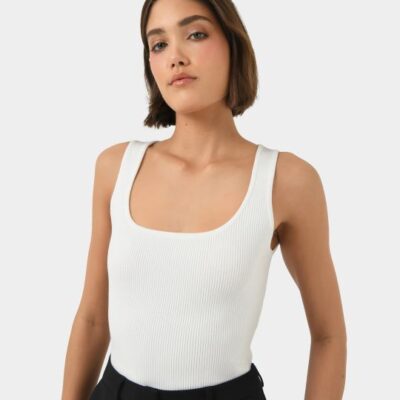 Forcast Vivi Rib Knit Tank Top