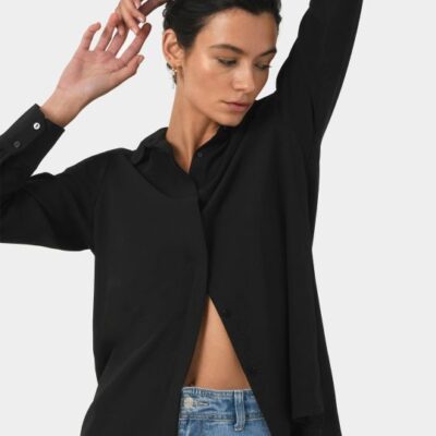 Forcast Kevin Relax Fit Crepe Shirt
