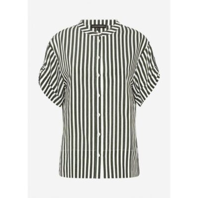 David Lawrence Cerys Stripe Boxy Blouse
