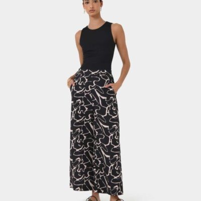 Forcast Pip Linen Blend Pants