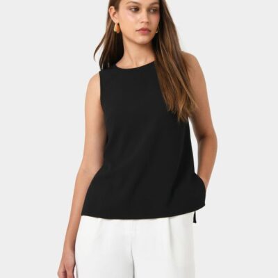 Forcast Tess Round Neck Top