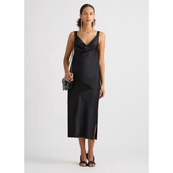 David Lawrence Shae Silk Slip Dress