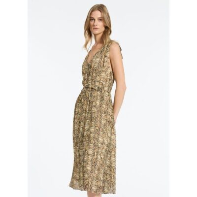 David Lawrence Teba Tie Shoulder Dress