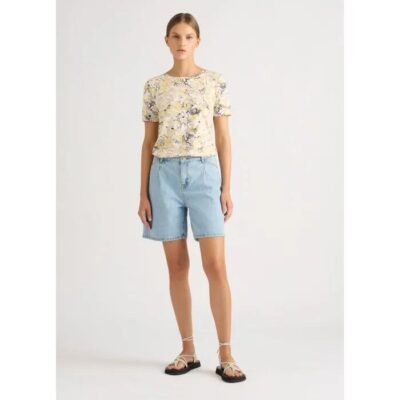 David Lawrence Milas Relaxed Denim Short