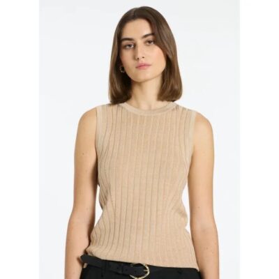 David Lawrence Carmelle Rib Knit Tank