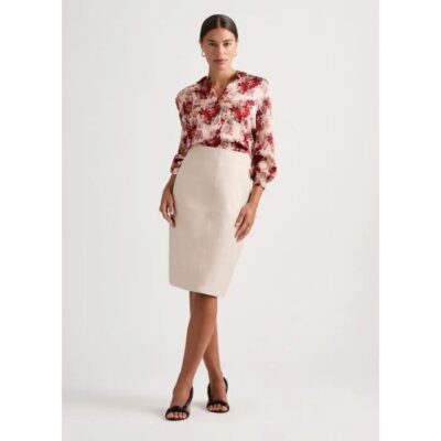 David Lawrence Adelaide Leather Skirt
