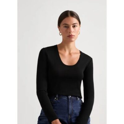 David Lawrence Marslie Long Sleeve Babywool Top