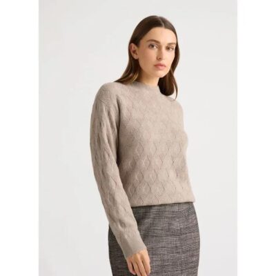 David Lawrence Pedra Textured Merino Knit
