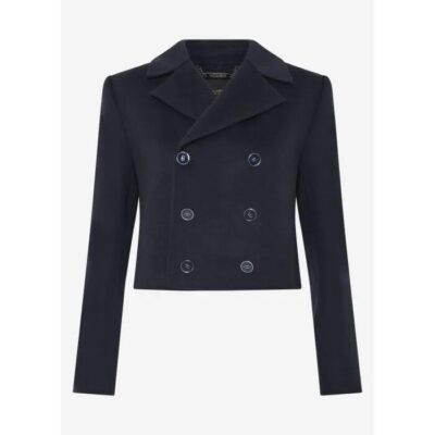 David Lawrence Cassandra Cropped Wool Jacket