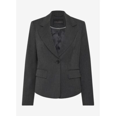 David Lawrence Belva Pinstripe Blazer