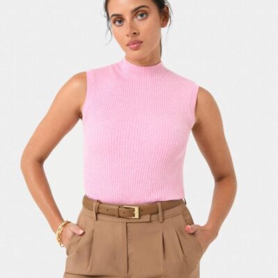 Forcast Charm Mock Neck Knit