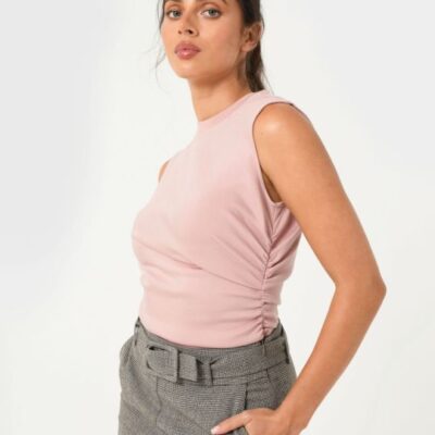 Forcast Lulu Ruched Top