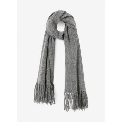 David Lawrence Jules Fluffy Cable Scarf