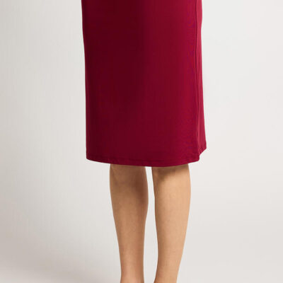 Ode Bobby Pencil Skirt Cherry