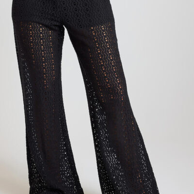 Ode Frey Lace Pant Onyx
