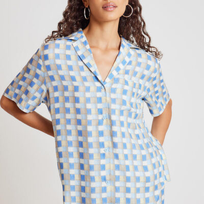 Ode Gene Short Sleeve Shirt Hanalei Check