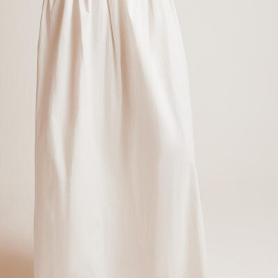 Ode Taylor Maxi Skirt Bright White