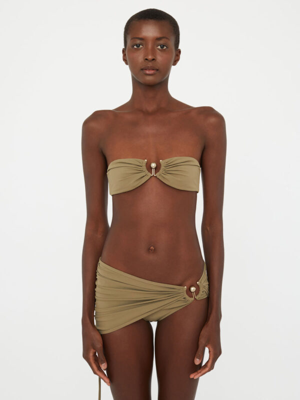 Christopher Esber Ruched Prong Bandeau