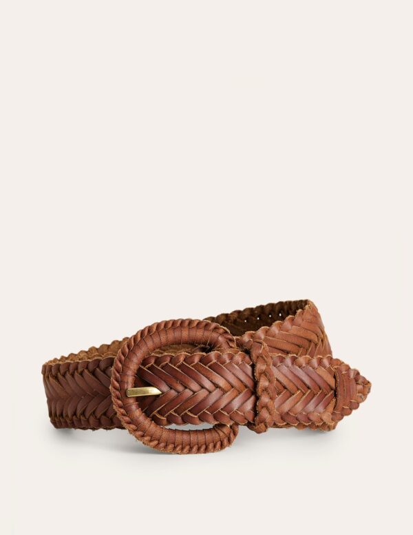 Boden Woven Leather Belt