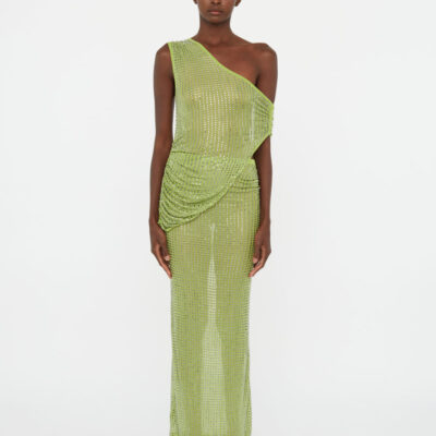 Christopher Esber Cirrus Cutaway Shoulder Dress