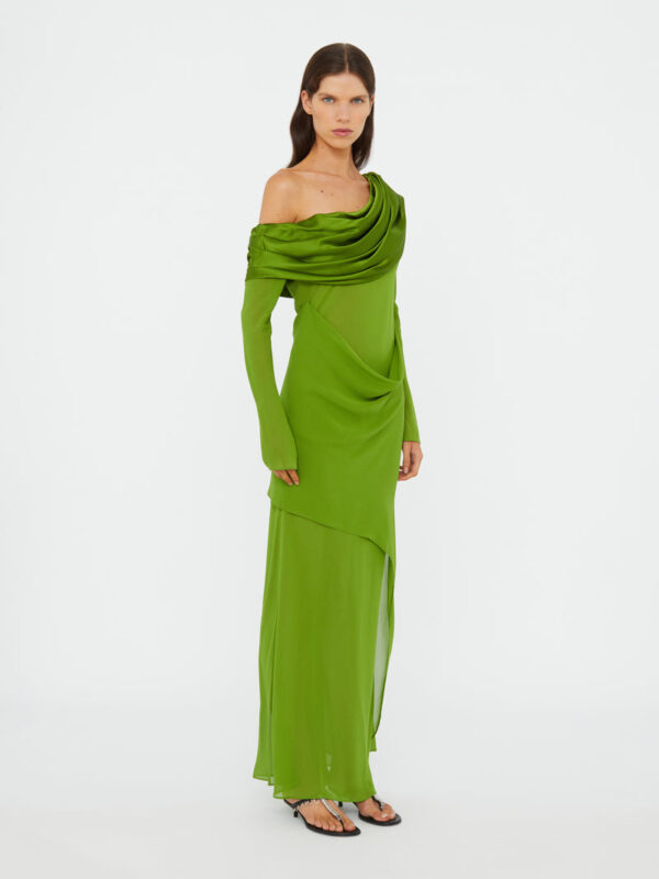 Christopher Esber Silk Draped Shawl Dress - Image 2