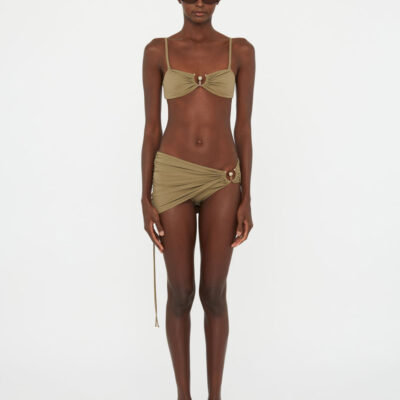 Christopher Esber Ruched Orbit Skirt Brief