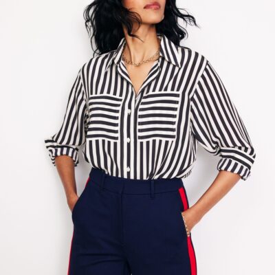Boden Connie Relaxed Silk Shirt