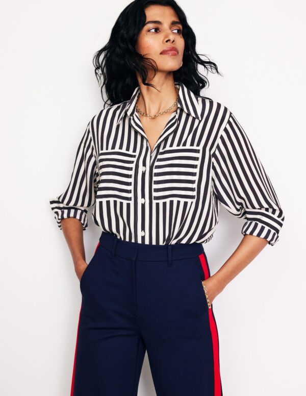 Boden Connie Relaxed Silk Shirt