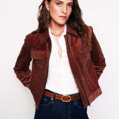 Boden Cord Zip Through Jacket