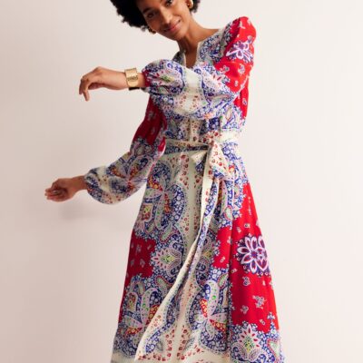 Boden Occasion Blouson Maxi Dress