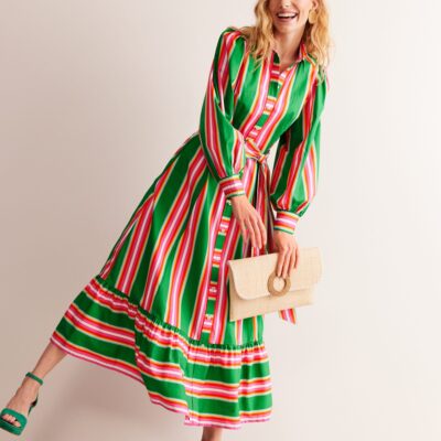 Boden Cotton Midi Shirt Dress