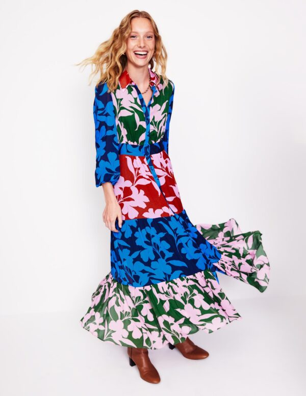 Boden Occasion Maxi Shirt Dress