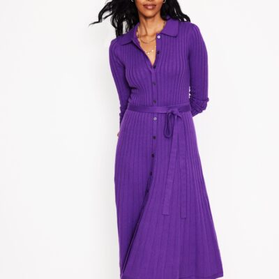 Boden Rachel Knitted Shirt Dress