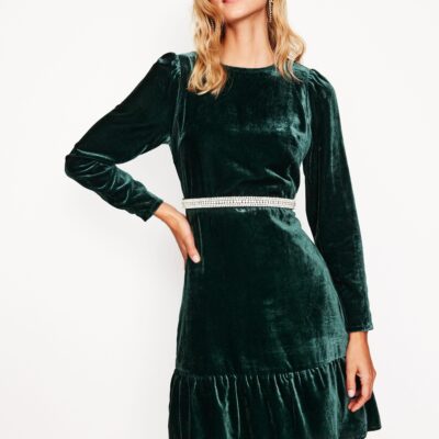 Boden Velvet Short Dress