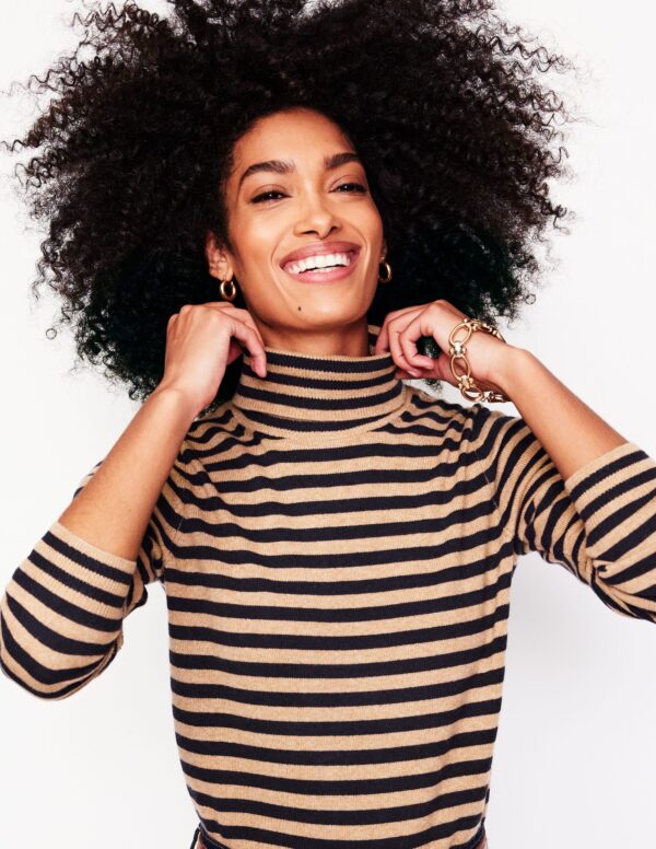 Boden Eva Cashmere Roll Neck Jumper