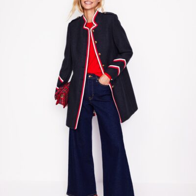 Boden Hamilton Tipped Coat