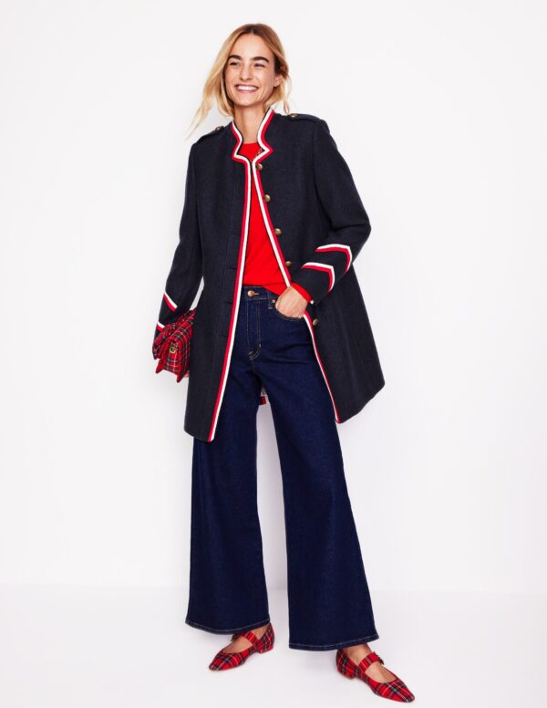 Boden Hamilton Tipped Coat